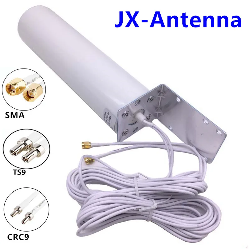 Наружная антенна JX 3G 4G LTE с коннектором 5 м Dual SlIder CRC9/TS9/SMA для модема маршрутизатора