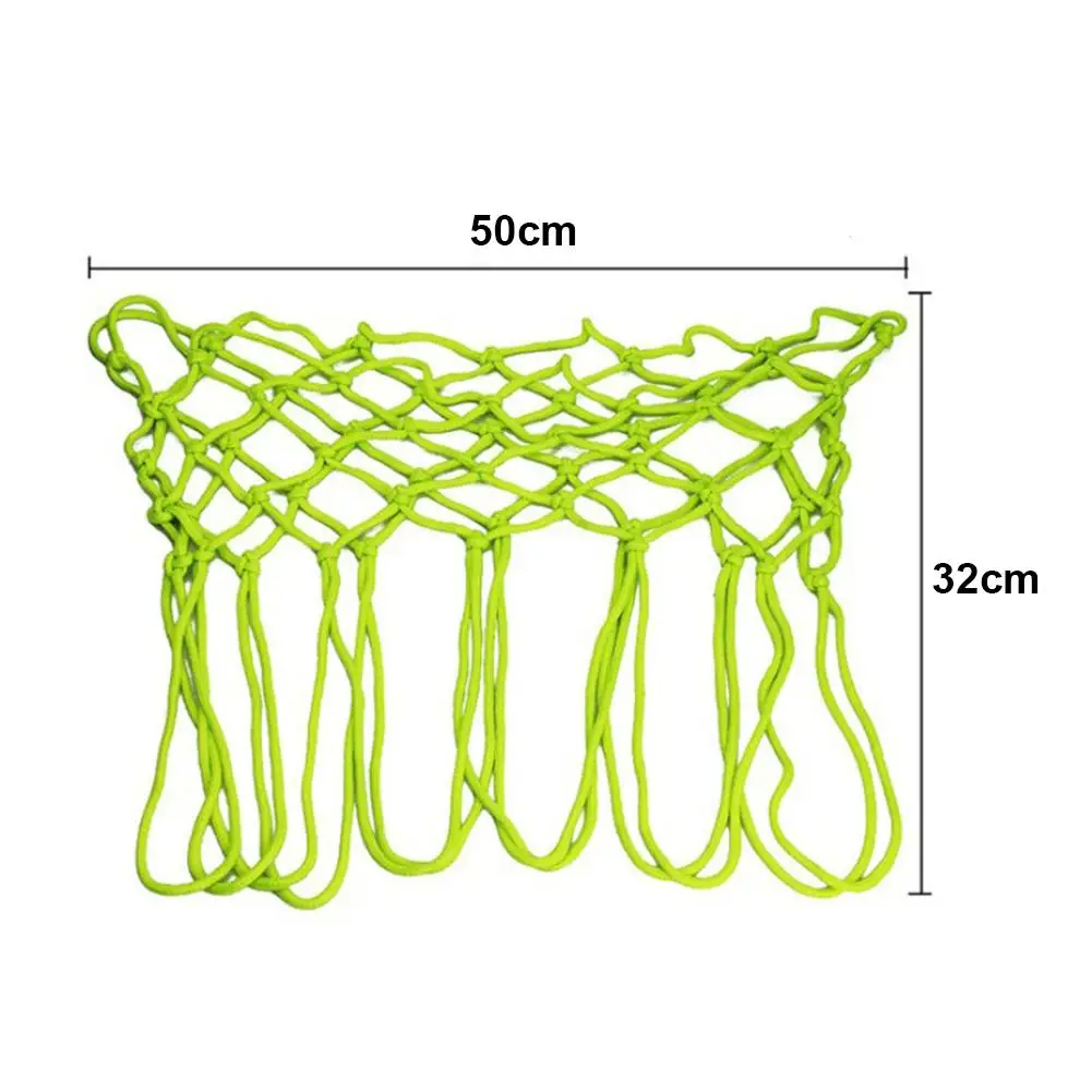 Светящаяся баскетбольная сетка для спорта на открытом воздухе, светящаяся сетка, нейлоновая сменная задняя панель, нейлоновый Стандартный баскетбольный сачок
