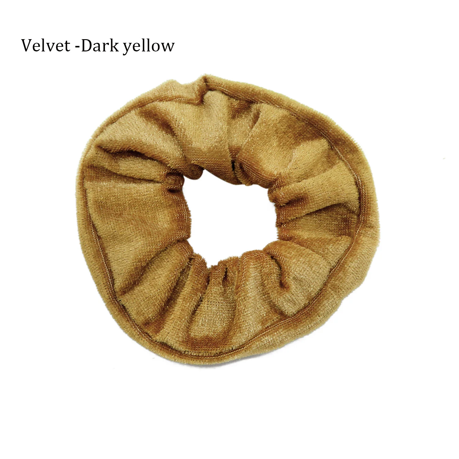 Velvet -Dark yellow Резинка для волос, резинка для волос, резинка для волос, держатель для хвоста, жемчужные бусы, женские резинки для волос, аксессуары для женщин - Цвет: Velvet -Dark yellow