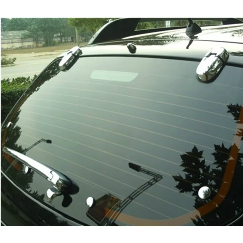 For Tucson 2004-2009,car styling ABS Chrome Rear Window Wiper Nozzle Cover Trim 12pcs