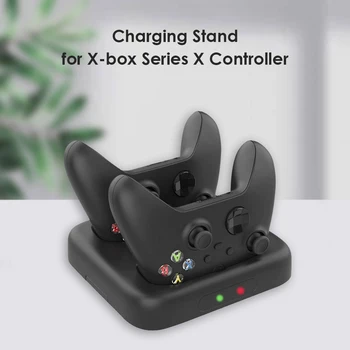 

Lightweight Small Charger Game Playing Elements for Xbox Series X Controller Dual USB C Charging Cradle Dock Station