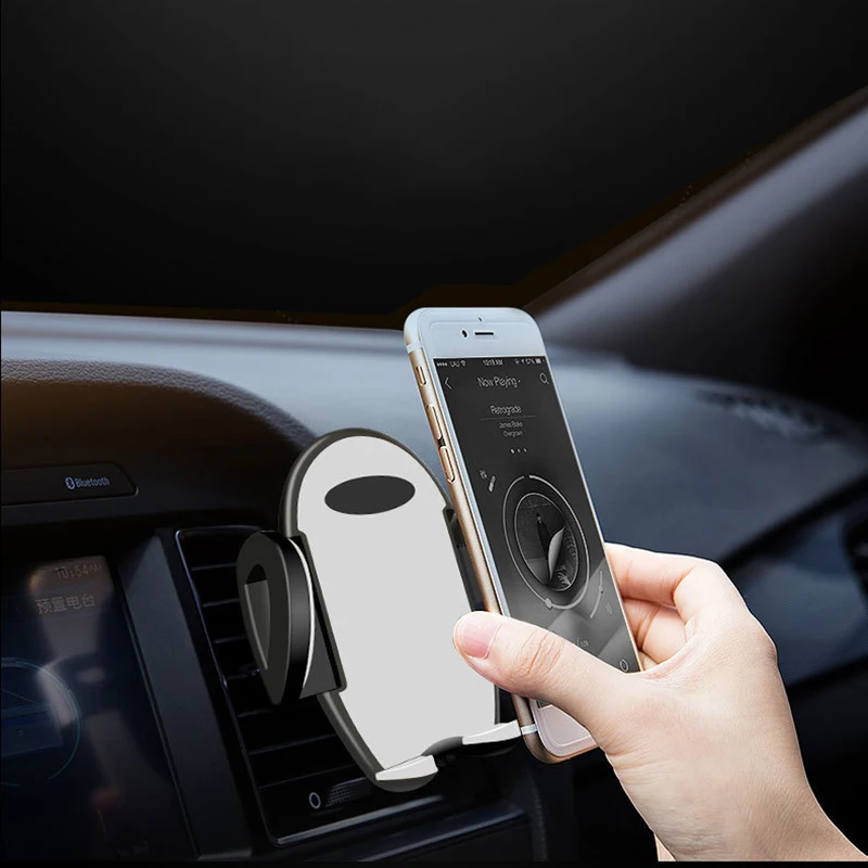 Sturdy Car Mobile Phone Holder Stand Car Air Vent Mount Support Mobile Telephone Navigation Bracket