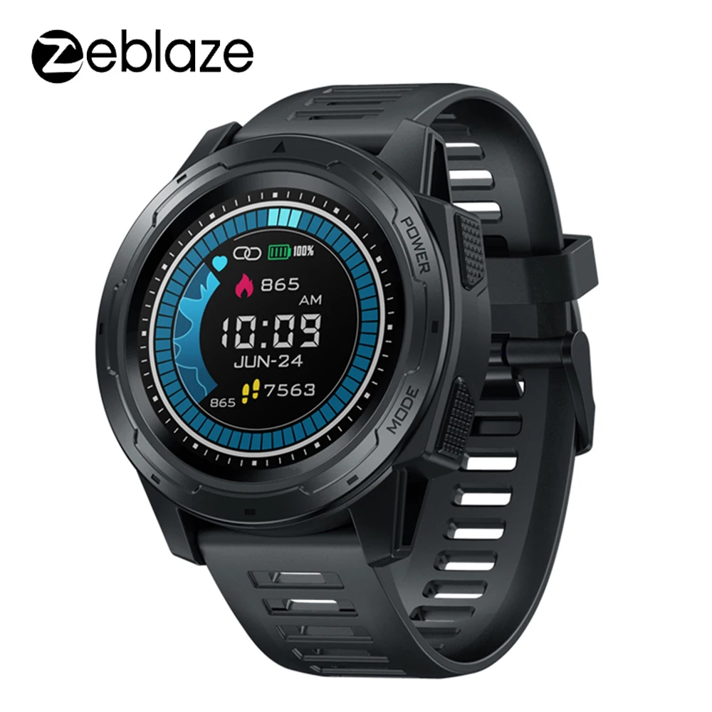 Zeblaze VIBE 5 PRO, цветной сенсорный дисплей, умные часы, пульсометр, много видов спорта, отслеживание, смартфон, уведомления, IP67, умные часы для мужчин