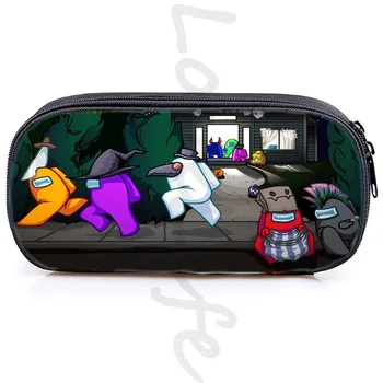 

Game Among Us Kids Pencil case Kids Cute Cartoon Pen Case Students Pen Bag Girls Boys Functionary Large Capacity Stationery Box