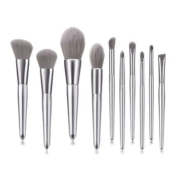 

10PCS/Set Makeup Brushes Set Foundation Eye Shadow Blending Eyeliner Eyelash Eyebrow Brushes Cosmetic Beauty Tool For Makeup