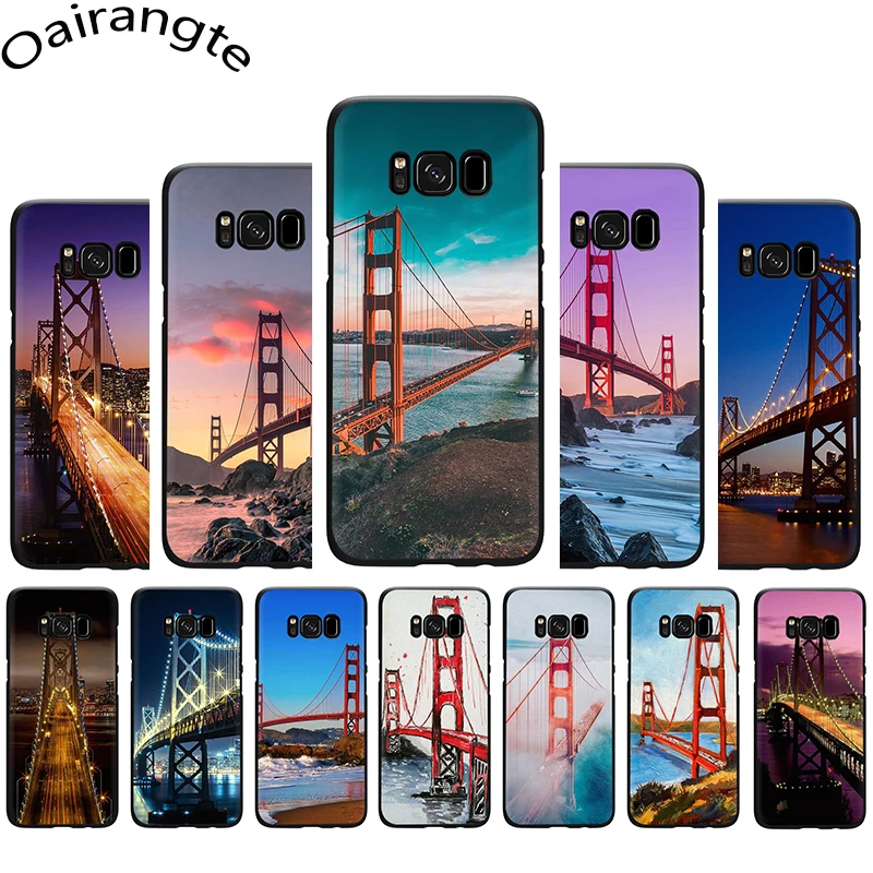 Сан-Франциско Мост Золотые ворота мягкий чехол для телефона для samsung S6 S7 край S8 S9 10 плюс S10e Note 8, 9, 10, M10 M20 M30 M40