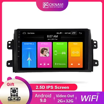 

OKNAVI 9'' Android 9.0 For Suzuki SX4 2006-2013 Car Multimedia Player 2 Din Radio Video Out Camera Mirror link Bluetooth No DVD