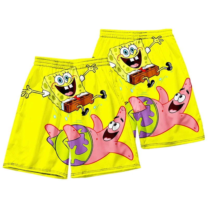 3D Anime Patrick Star Board Shorts Trunks Summer New Quick Dry Beach Swiming Shorts Men Hip Hop Short Pants Beach clothes casual shorts