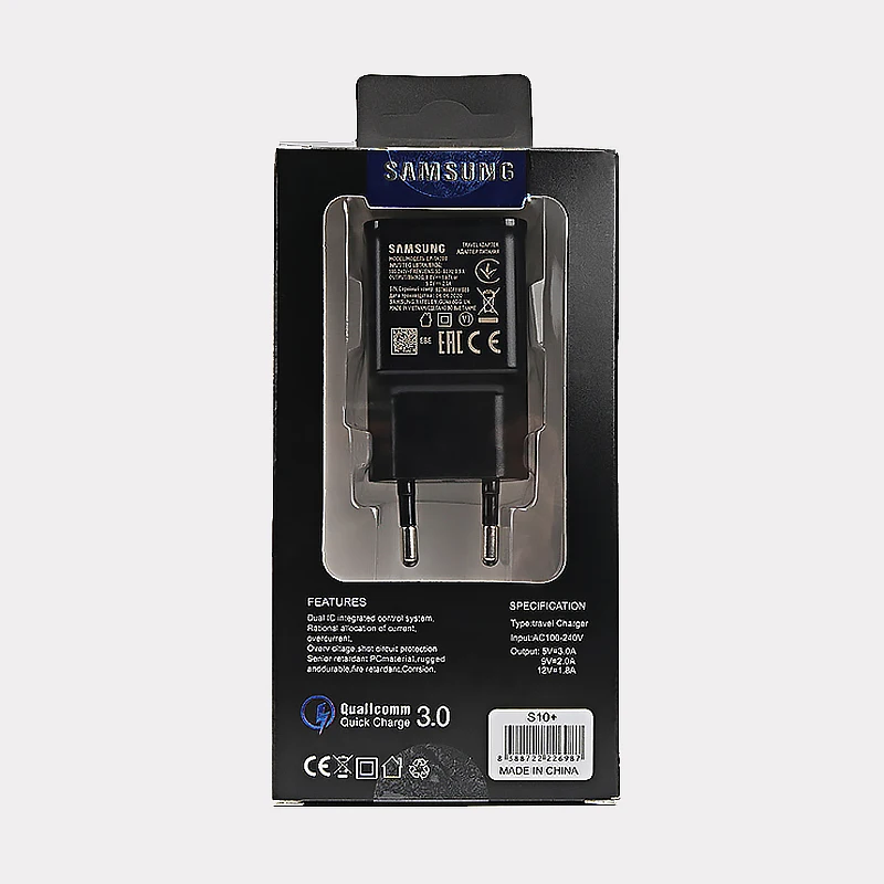 Samsung S10 S9 S8 Plus Fast Charger Power Adapter 9V 1.67A Quick Charge Type C Cable For Galaxy A70 A50 A30 S A31 A51 Note 7 8 9 usb c 20w Chargers