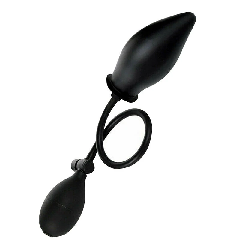 Inflatable Anal Butt Plug Expandable Plugs Expansion Massage Anal Dildo Anal Plugs Dilator Elastic for Men Women Adult Sex Toys
