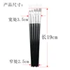 5PCS Kolinsky Flat Nail Art Brush Set Gradient Acrylic Nail UV Gel Builder Drawing Painting Pen Manicure Tool 5