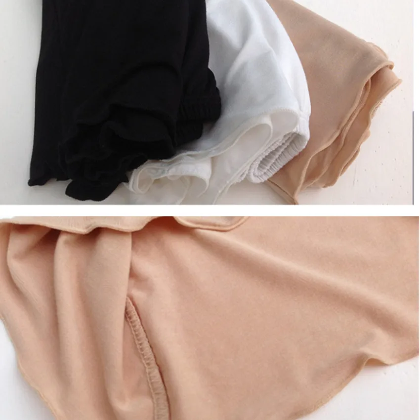 Slip Skirt High Slit Skirt Mini Underskirt Women Petticoat Underskirts Half Slip Underskirt Cotton Casual Mini Basic Skirt