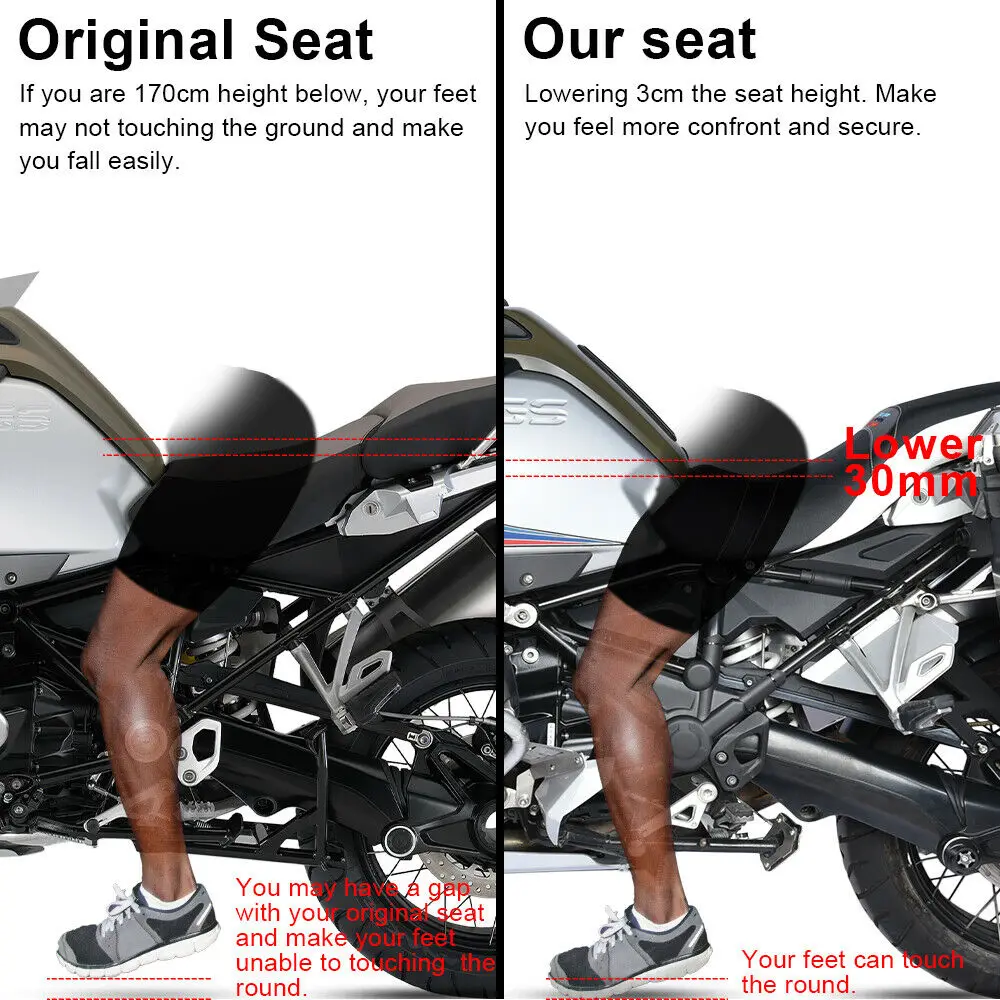 Learn about 138+ imagen lower motorcycle seat height In.thptnganamst