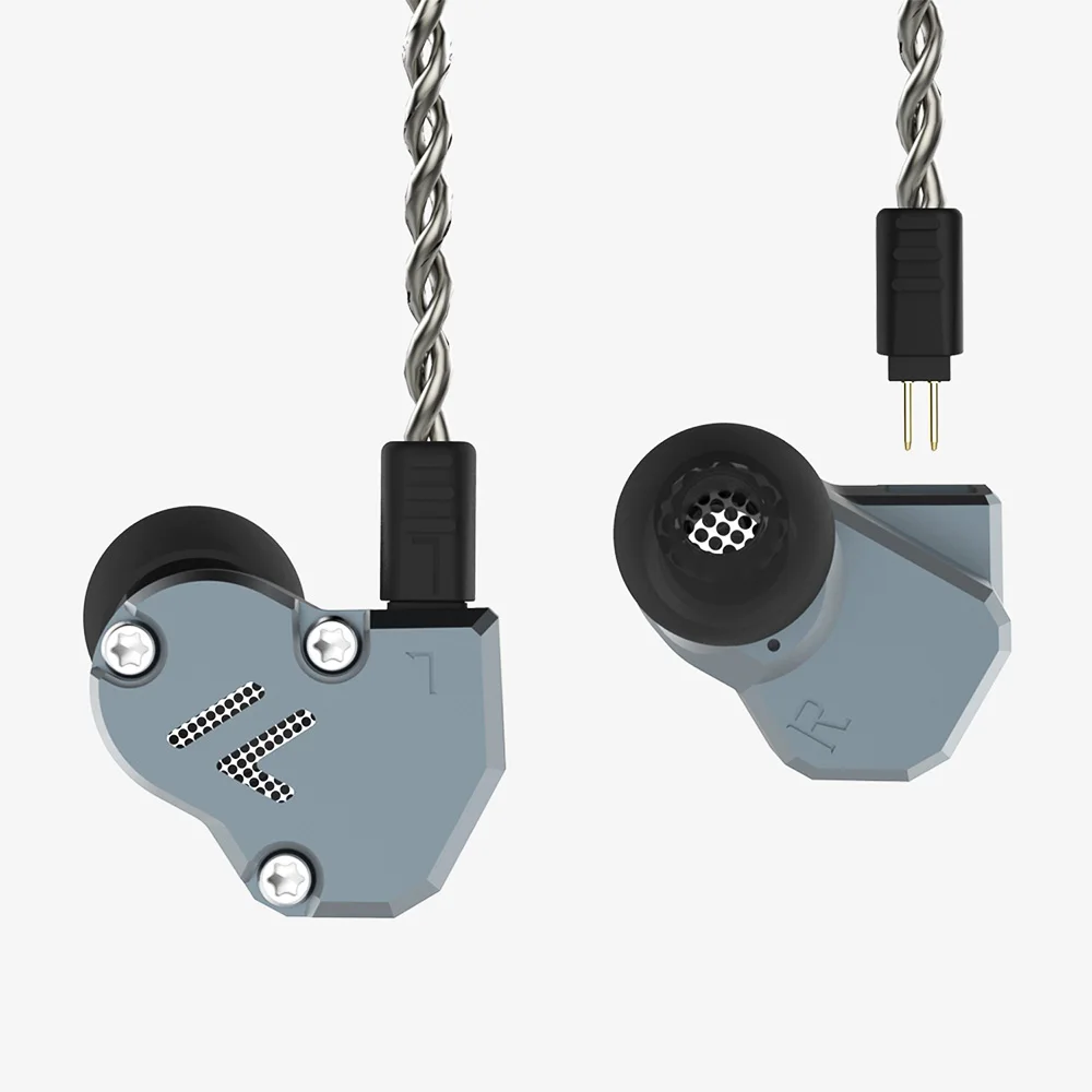 Гибридные наушники Revonext QT2s 2DD + 1BA Hi Fi DJ монитор спортивные для бега улучшенные