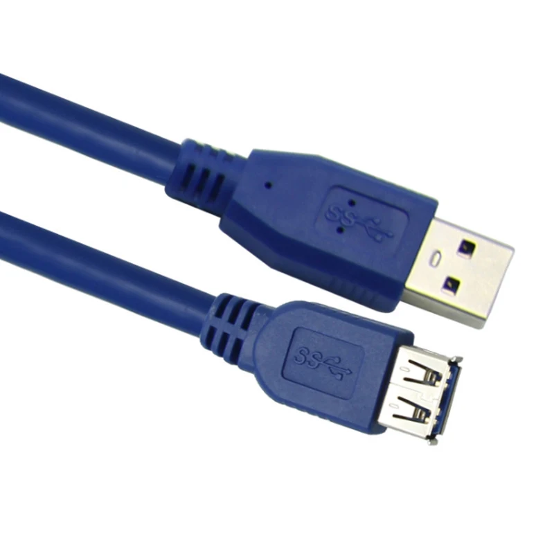 USB3.0 Extension Cable USB 3.0 Cable Male to Female Data Sync Fast Speed Cord Connector for Laptop PC Printer Hard Disk