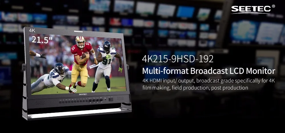 4K215-9HSD-192 21.5 Inch IPS 1920x1080 3G-SDI 4K HDMI-compatible Pro Broadcast M