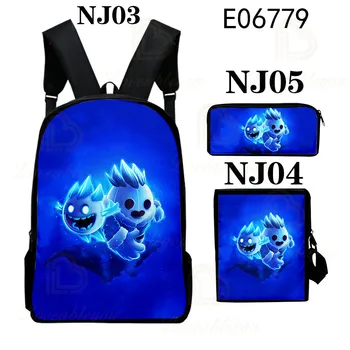 

Shooting Game Kids School Bags Brawling Leon 3D Printed Backpack Set Boys Girls Harajuku Cartoon Star Backpack Tops Teen Bags