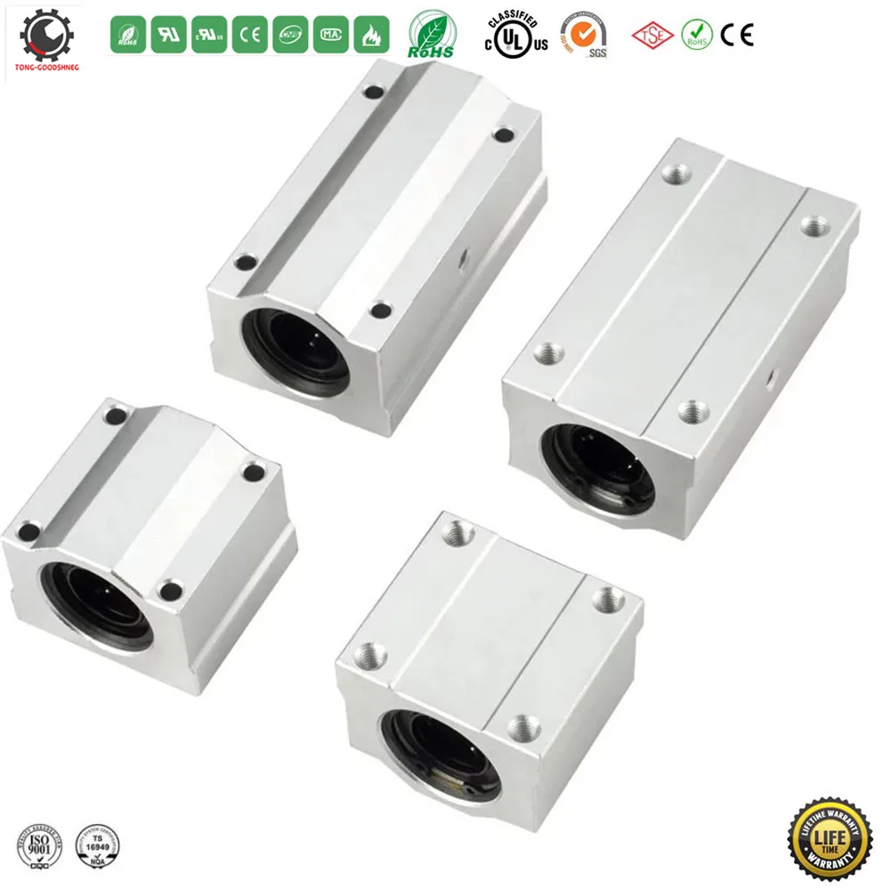 

Linear Motion Ball Bearing Slide Block Bushing SCS8LUU SC10LUU SCS12LUU 16LUU 20LUU 25LUU Linear Shaft CNC 3D Printer Parts