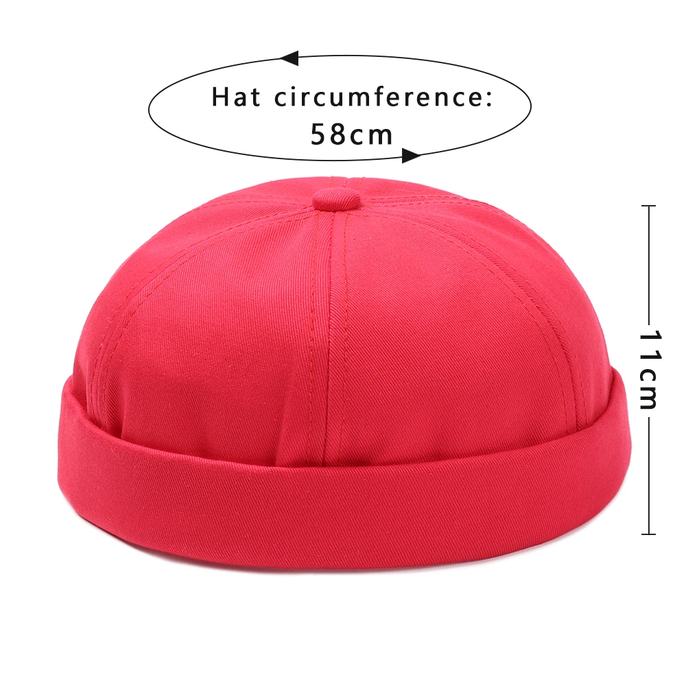Brimless Hat for Men Women Fitted 