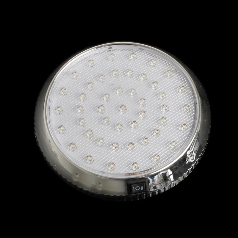Микроавтобус, автомобиль 12V 46LED интерьер Крытый крыши Потолочный купольный светильник белая лампа для чтения