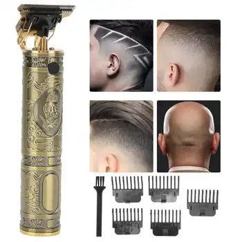 

Professional Hair Clipper Vintage Rechargeable Oil Head Electric Hair Cutter Tool Salon Barber Household Hair Cutter Machine a