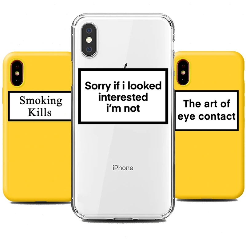 Классный чехол для телефона с надписью iPhone 12 Mini SE2020 11 Pro 8 7 6s Plus X XS MAX XR забавная