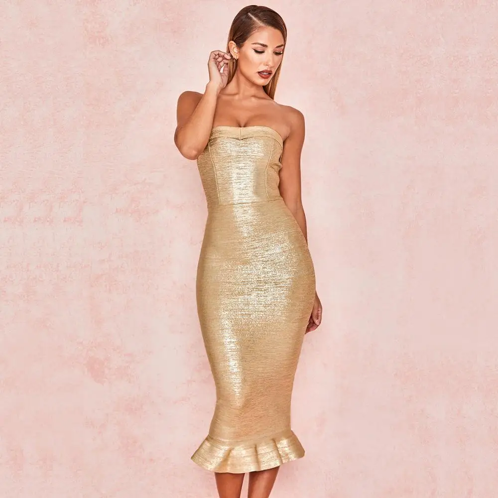 tea length bodycon dress