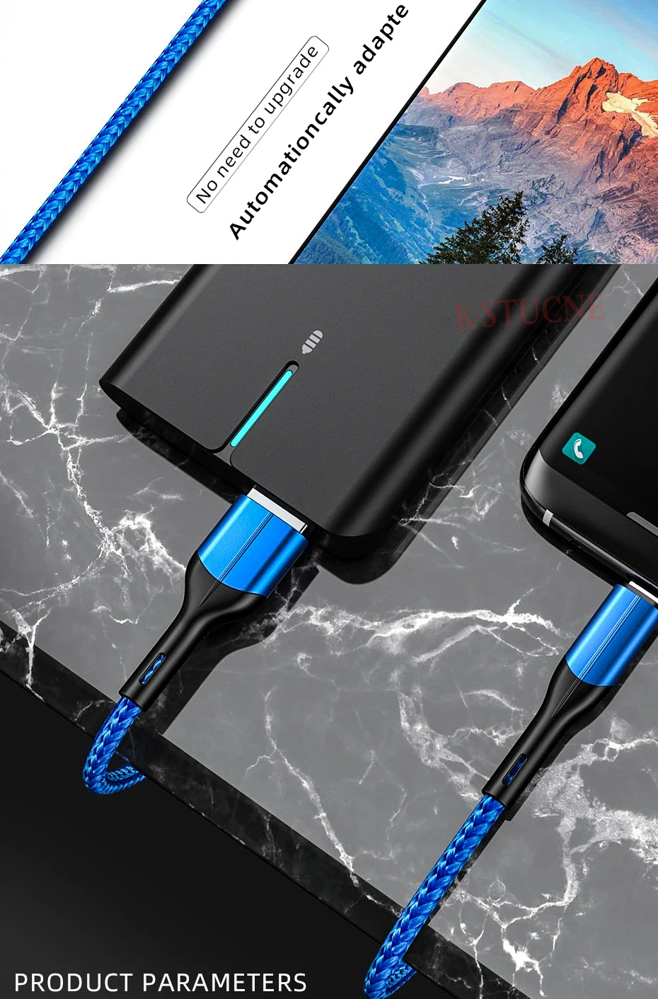 KSTUCNE usb type C кабель USB C кабель передачи данных для быстрой зарядки для samsung Galaxy S9 S8 Plus для Xiaomi Mi 8 зарядный кабель для мобильного телефона