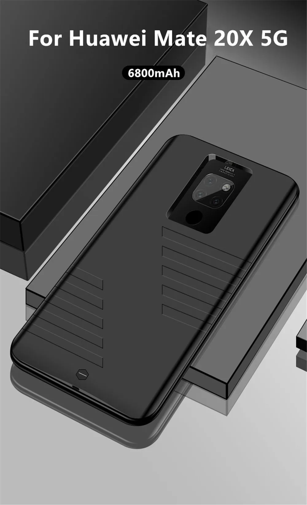 6800 мАч Расширенный чехол для телефона с аккумулятором для huawei mate 20X5G чехол для зарядки аккумулятора Портативный Ультратонкий чехол для зарядного устройства