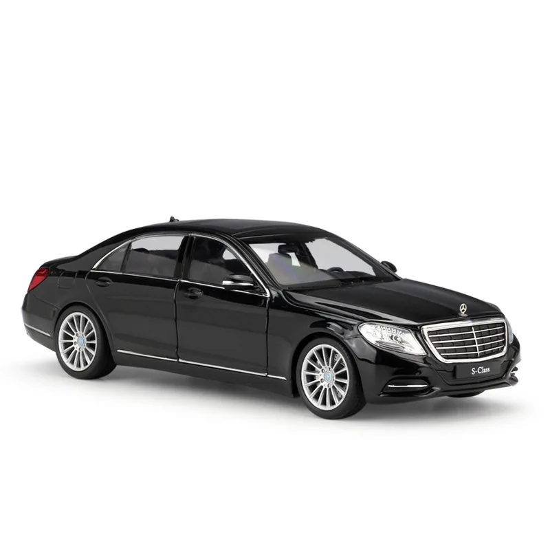 

Mercedes Benz S-Class 1/24 Alloy Diecast Racing Model Cars Decorations Simulation Mini Car Collection Toys Miniature Metal Cars