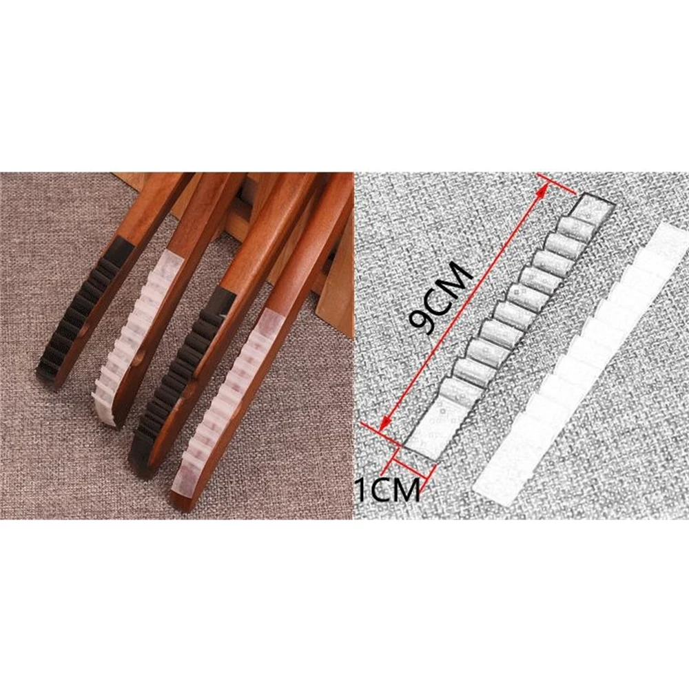Adhesive Non Slip Hanger Grip Scale Shaped, Rubberized Kant-slip Strips For Coat Hangers Antiskid Shoulder Gripper Silicone Pad