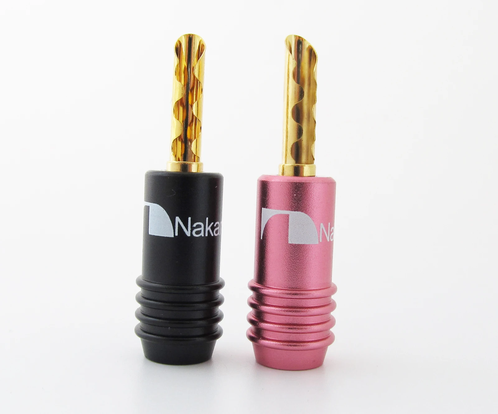 

50pcs Nakamichi Audio BFA Banana Plug Speaker Cable Connectors Gold Plated Screws