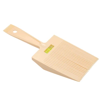 

Dual-Ended Hair Comb Barber Clipper Flat Top Styling Comb with Accurate Water Leveling System Hairdressing Tool Wide
