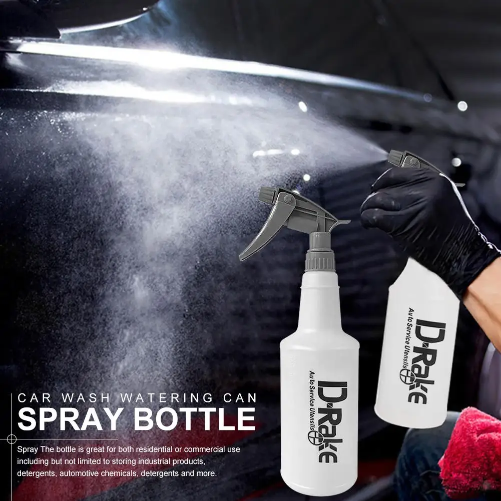 1PC 750ml Plastic Empty Plants Car Cleaning Spray Bottles Leak Proof Chemical Resistant Foggy Mist Stream Sprayer