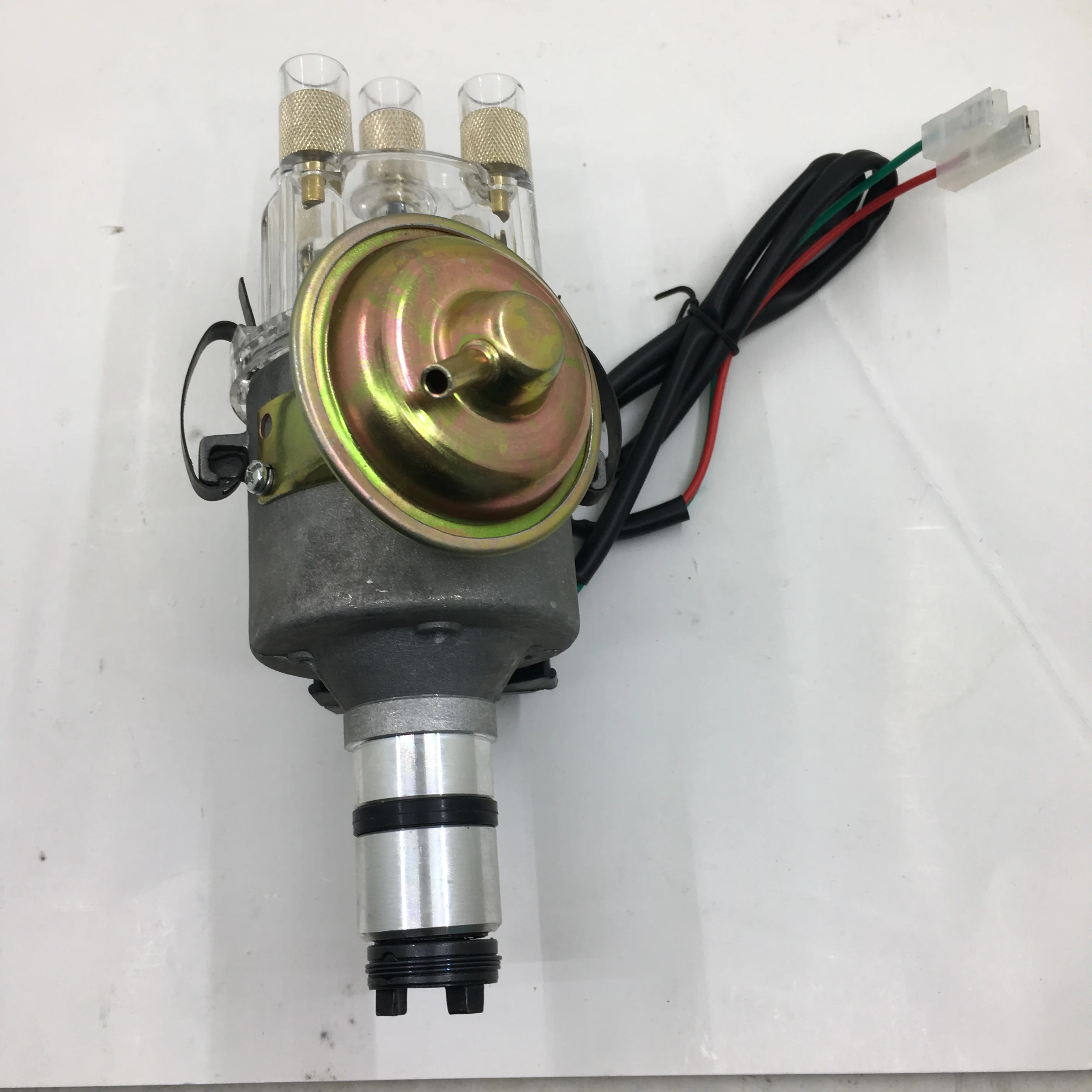 SherryBerg complete distributor for Empi 9437 Electronic All-in-One Vacuum Advance Distributor for VW Aircooled Engine clear cap