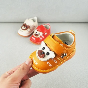 

Autumn Spring Toddler First Walkers Baby Boys Girls Shoes Cartoon Bear Cow Muscle Soft Bottom Non-Slip Baby Shoes New