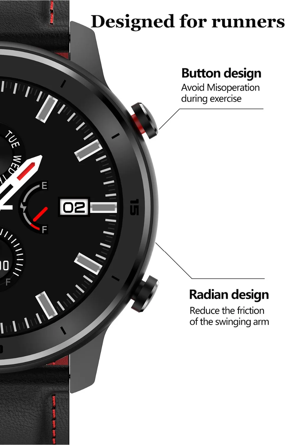 SYSOTORYU Смарт-часы Полный сенсорный экран для сердечного ритма кровяное давление Фитнес Смарт-часы для мужчин для huawei Xiaomi Android IOS Телефон