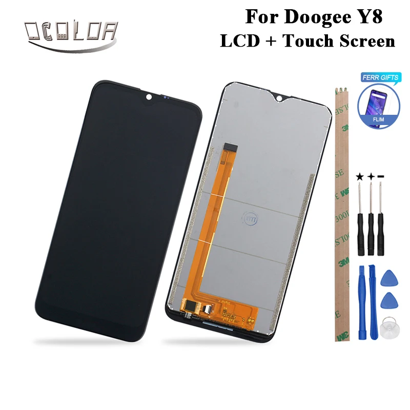 Ocolor Для Doogee Y8 ЖК дисплей и сенсорный экран + инструменты клей дигитайзер телефон