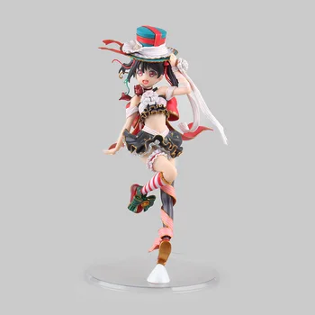 

Japanese Anime LoveLive Nico Yazawa Action figure PVC 23cm model collection cute girl figurine hot girl with hat sexy doll new