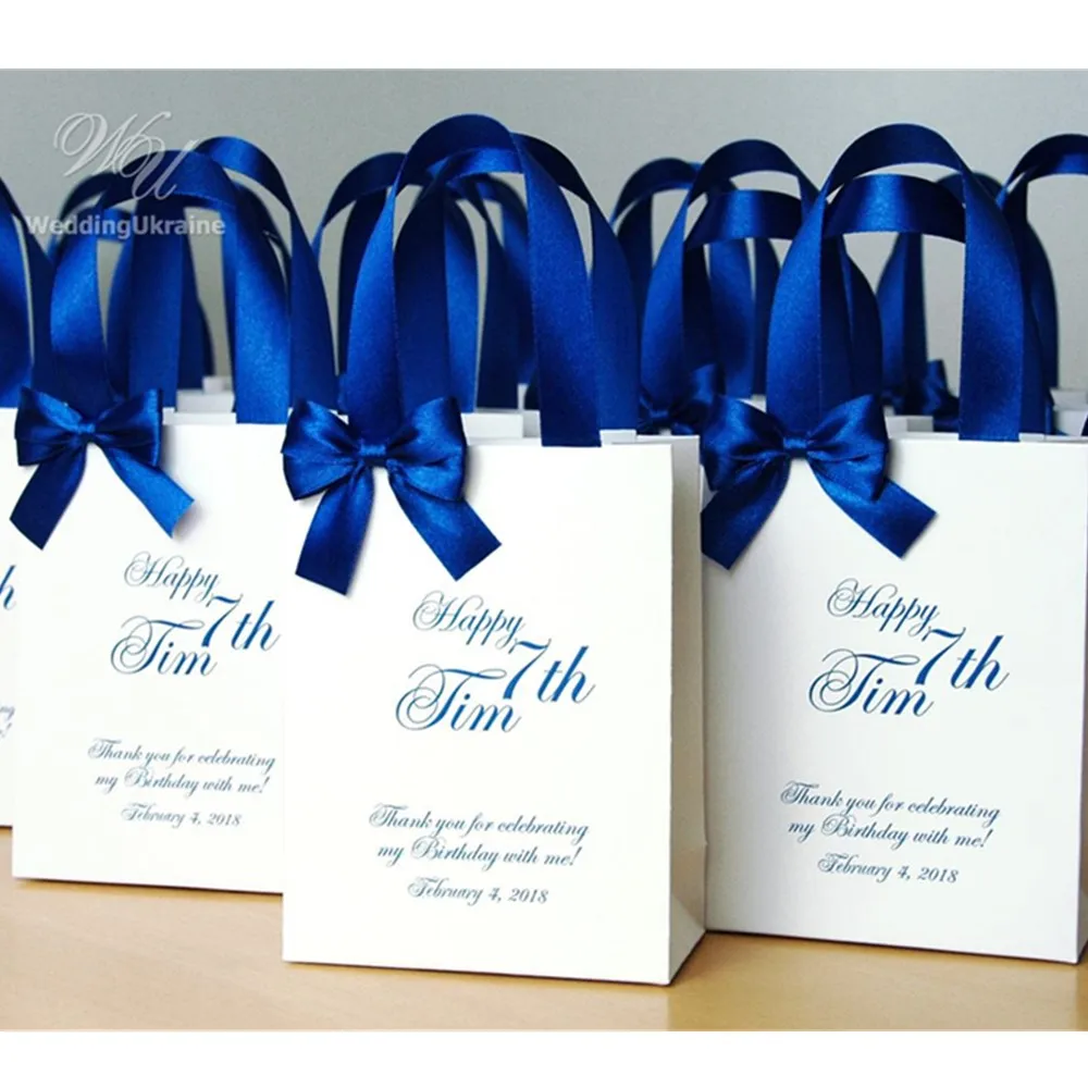 Birthday Gift Bags for Party Favors for Guests Thank Your Bags