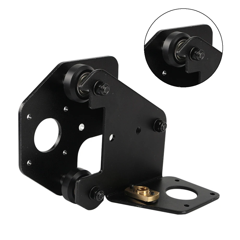 CR-10 S4/S5 X осевой кронштейн для крепления двигателя правая/левая ось X Передняя/задняя пластина для крепления двигателя с колесами Tnut для деталей 3D принтера
