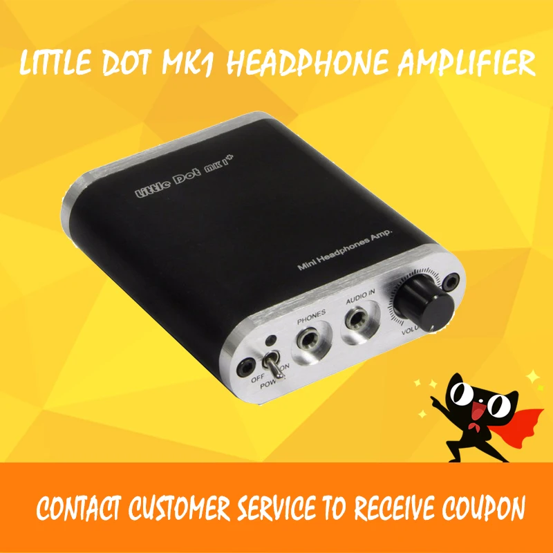 Little Dot MK1 MKI Portable Headphone Amplifier LME49710HA Mini Amp LME49600TS Gold Seal Version New Arrival Headphone Amp