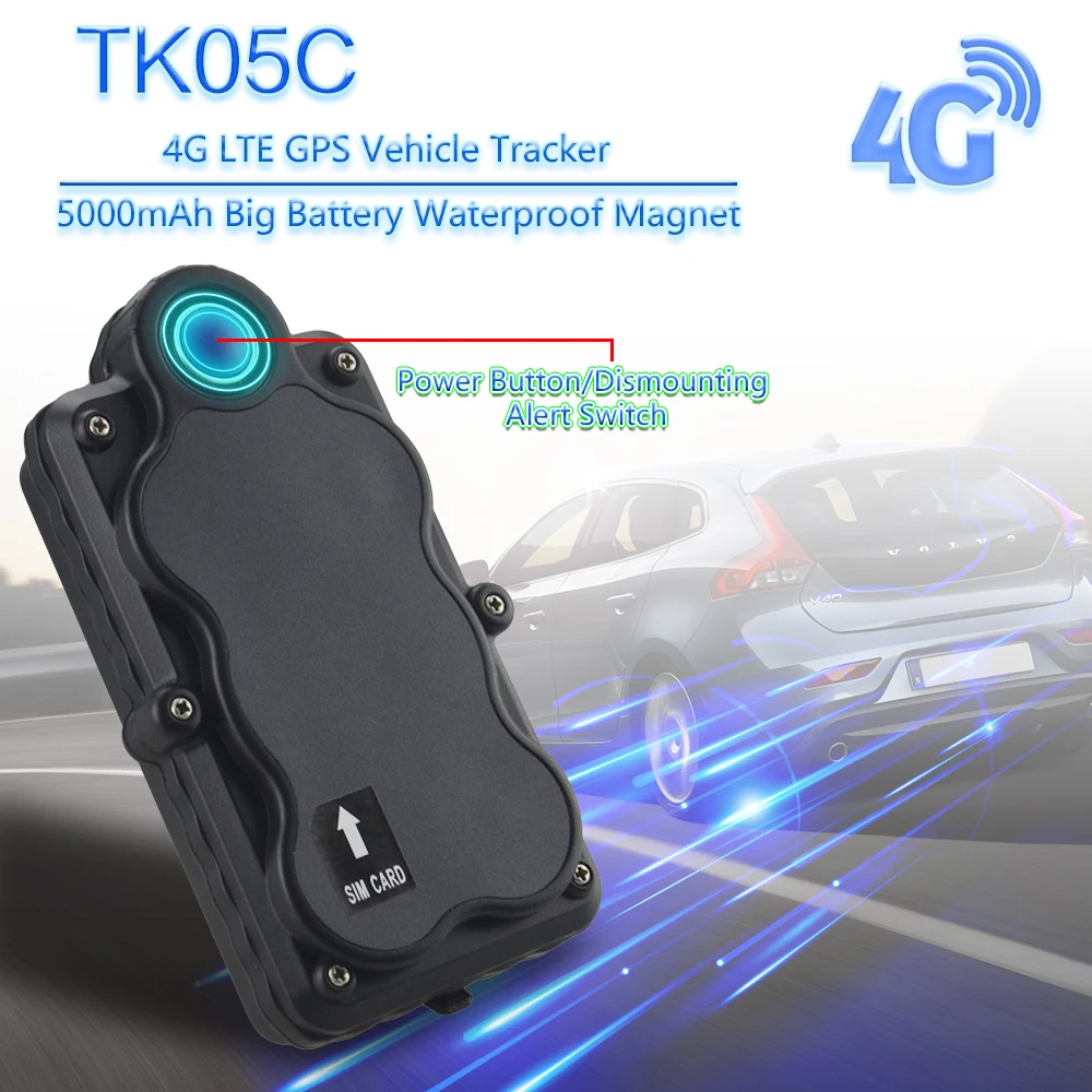 Gps трекер 4g LTE TK05C gps устройство слежения Магнитный система автомобиль для