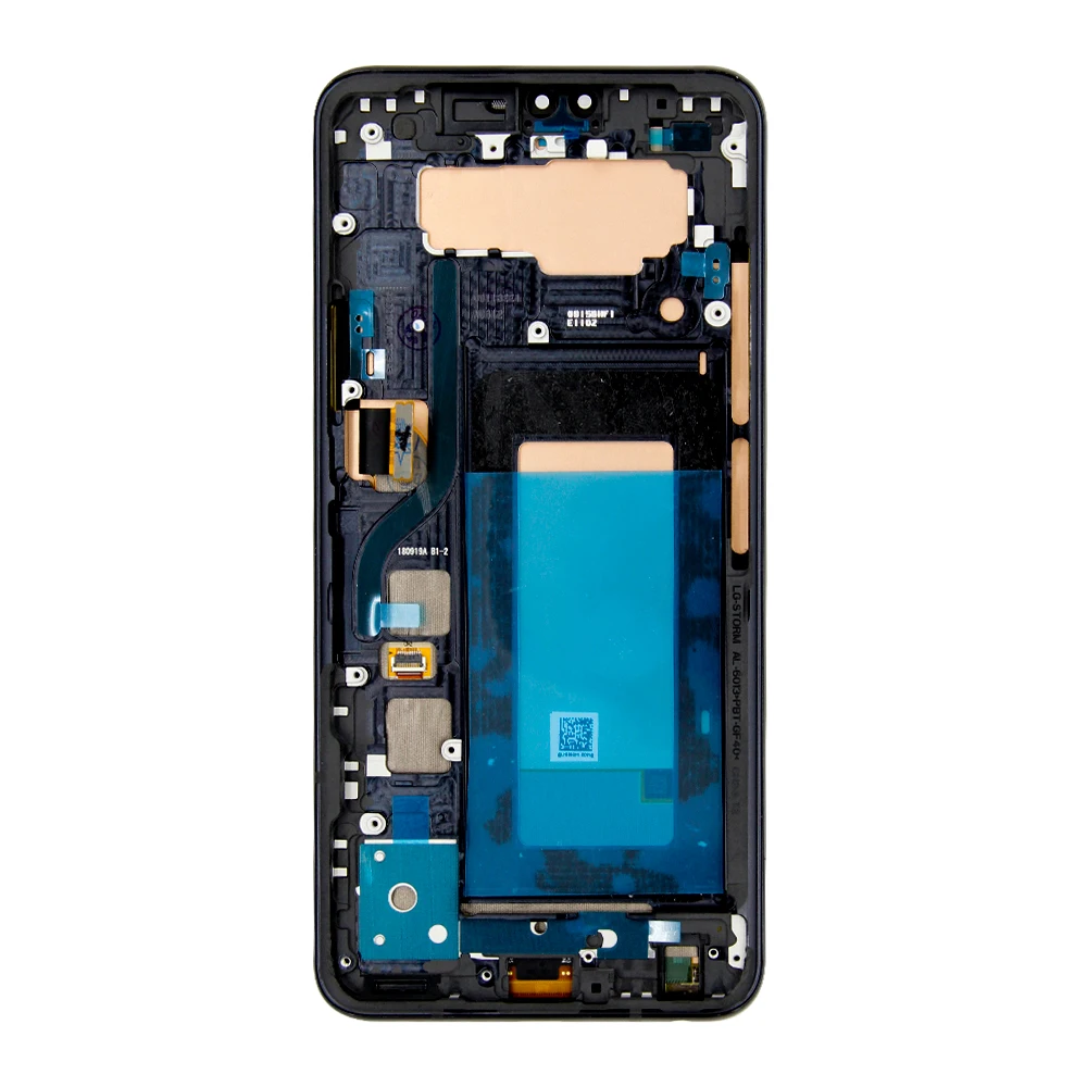 Для LG V40 ThinQ ЖК-экран кодирующий преобразователь сенсорного экрана в сборе запасные части+ рамка