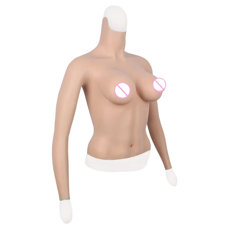 D CUP Halfbody Fake Artificial Boobs Realistic Silicone Breast Forms with  Arm Crossdresser Shemale Transgender Drag Queen 4G - AliExpress