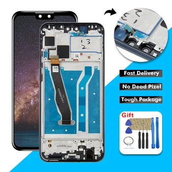 

6.5" LCD For Huawei Y9 2019 LCD Display Touch Screen Digitizer Glass Assembly with Frame for Huawei JKM-LX1 JKM-LX2 JKM-LX3 LCD