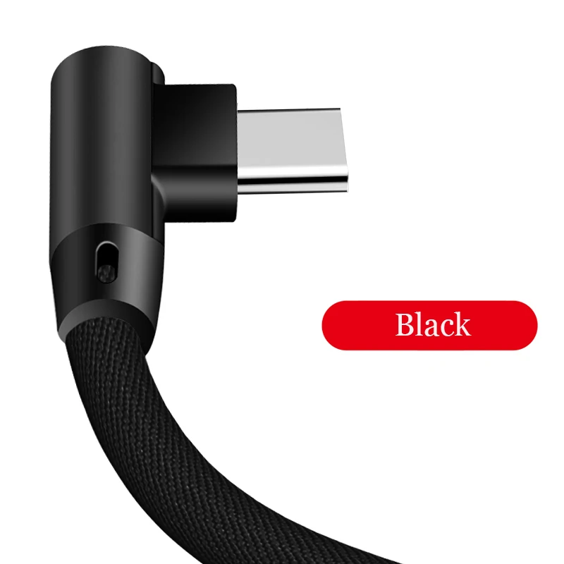 Дизайн для игр Micro usb Быстрый кабель для iPhone зарядный кабель Тип C док-станция адаптера для samsung для huawei android 3m - Цвет: Black For type C