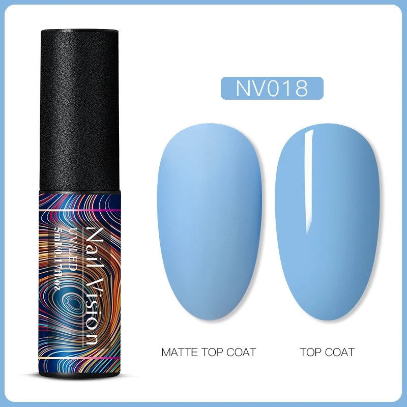 Nail Vision матовый цвет УФ-гель для ногтей 5 мл чистый цвет матовое покрытие требуется Сделай Сам Маникюр замочить от ногтей гель лак - Цвет: HHS06613