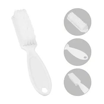 

6pcs Nail Art Brushes Nail Dust Brushes Plastic Nail Cleaning Brushes Portable Nail Cleaner Manicure Supplies for Home Salon (Wh