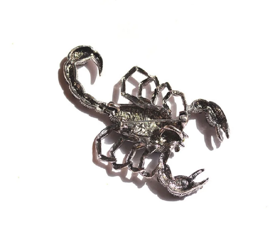 KingDeng 23 февраля подарки мужчинам Броши Мода Ретро Scorpion Аксессуары Ювелирные